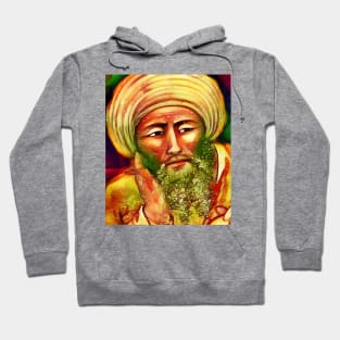 Averroes Snow Portrait | Averroes Artwork 15 Hoodie